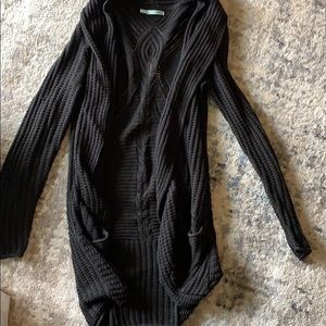 Black cardigan